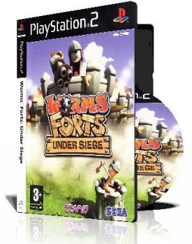 Worms Forts Under Siege با کاور کامل و قاب وچاپ روی دیسک